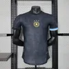 2023 2024 لاعب المشجعين Maradona البرتغالي برازيل كرة القدم قمصان Siu la Pulga Jersey Special Saka Rice Black Shirt