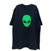 2023 Neues Designer-Damen-T-Shirt High-End-Hemd Sommer 2023 Nachtlicht-Alien-T-Shirt Poliertes Handwerk Unisex-Paar Loose Fit Large Edition