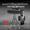 Telescope IPX7 Waterproof Powerful Monocular Professional For Smartphones Zoom HD BAK4 Low Light Night Vision Camping