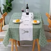 Table Cloth Nordic Tablecloth Waterproof Oil-proof Cover Household Simple Desk Tea Mat Iron-proof Wash-free Dirt-resistant PEVA