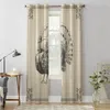 Curtain Living Room Curtains Turkey Retro Border Modern Home Decor Bathroom Kitchen Bedroom Balcony Floor Valance