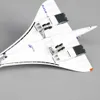 Aircraft Modle 1/400 Concorde Air France Airplane Model 1976-2003 Airliner Alloy Diecast Air Plane Model Children birthday Gift Toys collection 230426