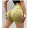 Shorts femininos mel quadril base de secagem rápida sem costura magro elevador calças de fitness esportes yoga