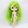 Dolls ICY DBS Blyth Doll No.QM422 Green Hair Custom 1/6 Bjd Ob24 Anime Girl Azone S 230426