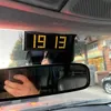 Новый Diy Car Timer Timer Voltmeter Температура светодиодная точка Матрица Часы RX8025 DC 4-25V Автоматическая регулировка яркости часы