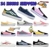 Zapatos de diseñador Old Skool Zapatos de lona casuales Triples Negro Blanco Alto Bajo Resbalón en hombres para mujer Caminar Correr Transpirable Moda al aire libre Zapato de skate