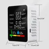 Portable Indoor Air Quality Monitor For PM2.5/PM10 CO2 Formaldehyde/HCHO TVOC Real-time Monitoring Household Room