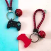 Keychains Creative Men's Simple Video Game Handle Keychain Couple Joystick Machine Keyring For Boyfriend Key Holder Trinket Chain Gift