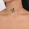 Catene Clavicola Corta Punk Oro Argento Colore Farfalla Collana a catena Gioielli gotici Ciondolo Regalo ragazza da donna Commercio all'ingrosso di moda