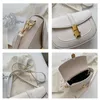 Avondtassen zomer witte kleine tas dames eenvoudige vergrendeling dagelijkse mobiele telefoon shopper portemonnee mode dame schouder crossbody tidal