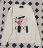 GU HOME FW AUTURN and WINTER NEW CAT RABBIT CARTOONデジタルスプレー印刷レターユニセックスセーター