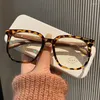 Lunettes de soleil pour femmes presbytes, tendance, imprimé léopard, Anti-lumière bleue, monture Simple, mode 2023