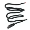 Novo conector SAE de 100 cm DIY 2 pinos Carregador de bateria rápido Desconectar SAE Extensão 14AWG para trator de carros de motocicleta