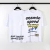 Y2k Streetwear Color Match Letter Foaming Broken White Sommer T-Shirts Männer und Frauen Kurzarm Baumwoll-T-Shirt