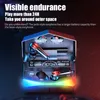 TWS M28 Low-latency Gaming Headset Wireless BT5.1 Earphone with 9D Stereo Headphone LED Display 2000mah Power Bank Sports Earbud