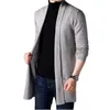 Chandails pour hommes FAVOCENT Hommes Mince Cardigan Tricoté Pull Printemps Automne Solide Fond À Manches Longues Hommes Slim Fit 231124