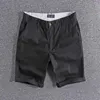 Mäns shorts sex färg casual shorts Men Summer Wear Shorts i fem byxa bomullskulan trend personlig fast färg 0227 försäljning 230426