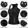 Midja mage shaper mens midja tränare väst bantning kropp shaper komprimering skjorta träning tank topp shapewear fitness undertröja fett bränna bastu kostym 231124