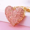 Keychains Sweet Heart Charme Leuke portemonnee Pas Bag hangtas Key Ring Chain Ornamenten Keyring Valentijnsdag Girl Gift Keyfob