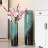 Vases Retro Ceramic Vase Pot Vaso Flowers Large Big Floor Antique Living Room Home Decoration Craft Classical Accessorie Arrangement