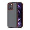 Popular Slim Translucent TPU+PC Cover Camera Protection Anti Slip Phone Case for Iphone 15 12 13