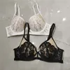 Ensembles de soutiens-gorge U dos nu en dentelle Patchwork soutien-gorge et slips à doublure fine sous-vêtements avec Push Up femmes belle Lingerie culotte en maille 230426