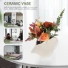 Vases Nordic ins Vas Vase Céramique Ornements Plaine Cutains forbated Decor Small Flower Desktop Table basse Céramique