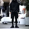 Herrspårar Hoodie Half Pants Setup Ströja Men 2023 Autumn High-End Sports Suit Casual Loose Two-Piece