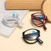 Lunettes de soleil lunettes de lecture pliantes avec étui unisexe portable léger force presbyte 1.0 - 4.0