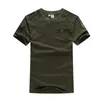 Camisetas masculinas de camiseta militar de manga curta de verão masculino casual redonda de pescoço de pescoço tático camisetas roupas tees 3xl fa7013 230426