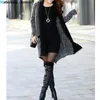 Sweaters New Autumn Spring Fashion Women Sweater Cardigans Casual Warm Long Design Female Knitted Coat Sweaters Cardigan Sweater Lady