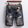 Shorts pour hommes Mode hommes déchiré jean court marque vêtements Bermuda été coton Shorts respirant Denim Shorts homme taille 28-42 230426