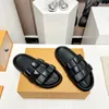 Hombres Mujer Piscina Almohada Plana Confort Mula Zapatillas Ancho Acolchado Correa Delantera Plataforma Diapositiva Playa Sandalia Verano Moda Casual Correa Ajustable