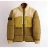 ベイプデザイナーバッグ見栄えの良い屋外バッジジッパーシャツジャケットルーズスタイル秋の冬の男性Sトップオックスフォードダウンジャケットポータブルハイストリートストーンズアイランド