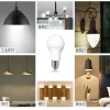 10 pièces LED ampoule lampes E27 AC220V 240V ampoule puissance réelle 20W 18W 15W 12W 9W 5W 3W Lampada salon maison