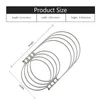 Storage Bottles 8pcs Jar Wire Hangers Stainless Steel Handles For Regular Mouth Pint Canning Jars ( Silver )