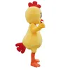 Costume de mascotte de petit poussin d'Halloween Taille adulte Personnage de thème animé de dessin animé Carnaval Hommes Femmes Robe de Noël Fantaisie Performance Robe de soirée