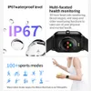 Smartwatch HD kolorowy ekran dotykowy 240*280 Rozdzielczość BT wywołanie IP67 Waterproof Odpowiedni sportowy sportowy zegarek na Android iOS