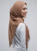 Hijabs Square Hijab Chiffon Headscares для женщин мусульманские модные платки простые шифоновые головные