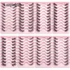 Makeup Tools Half Eey Lashes 3510 Pairs Faux Mink Natural False Eyelashes Wispy Fluffy Eyelash Extension Tool 230425