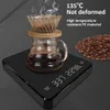 Skale gospodarstw domowych inteligentne kroplowe skale kawy USB Przenośne cyfrowe elektroniczne skale żywności gospodarstwa domowego do domu narzędzia kuchenne 230426