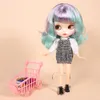 Dockor Icy DBS Blyth Doll No.4006/1049 Green Mixed Purple Joint Body 1/6 BJD 230426