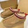 Australien Womens Boots Tazz Slippers Tasman Slipper Fur Slides Ultra Mini Platform Boot Suede Wool Blend Comfort Winter Designer Uggesh