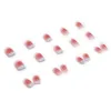 Unghie finte 24PcsSet Girls Coffin Cute Kawaii Press On Seamless rimovibile Art Capsule Ballerina Nail 230425