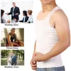 Waist Tummy Shaper Men Corset Body Slimming Running Vest Belly Girdle Shirt Black Shapewear Underwear Shirts S2XL 230425