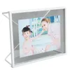 Frames Spray White Po Frame Horizontal Vertical Metal Display Picture For Setting Up Tables Hanging Walls