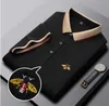 Designer Polo Men's Short Sleeve Polo Shirt Stritching Business Dress Clothes Luxury Men Tee Shirt Tops