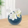 Vases En Résine À La Main Mini Fleur Pierre Perforé Ornements Récipient Séché Pour Salon Maison Bureau Décor Artisanat