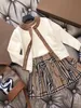 키즈 세트 여자 아기 스웨터 스커트 정장 3pcs 어린이 패션 의류 고급 소녀 의류 디자이너 탑 정장 스웨터 카디건 점퍼 의상 의상