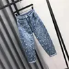 Jeans femininos harem feminino Spring Summer Coloque de cintura alta solta calça de jeans de desenho animado Casual Moda de moda calça